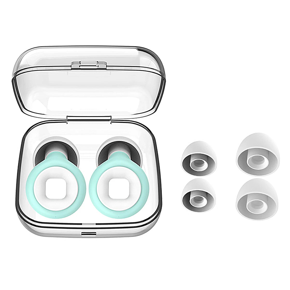 Bouchons d’oreille en silicone – Anti-bruit & sommeil paisible