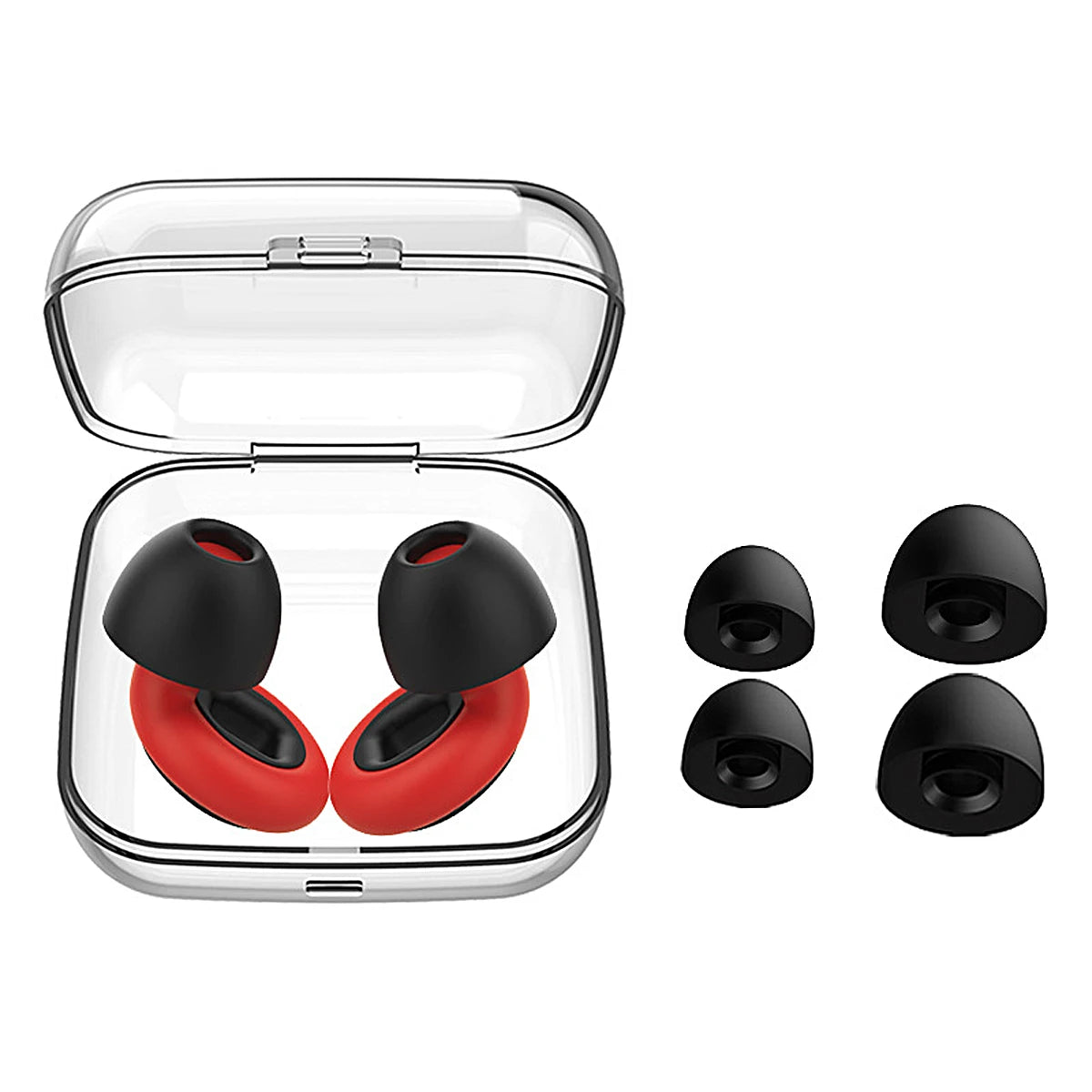 Bouchons d’oreille en silicone – Anti-bruit & sommeil paisible